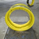 13"W x 34"D, John Deere Yellow 12-Hole Waffle Wheel (Groups of 3 bolts)