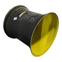 30"W x 30"D, John Deere Yellow 8-Hole Formed Plate , 1.25" Offset