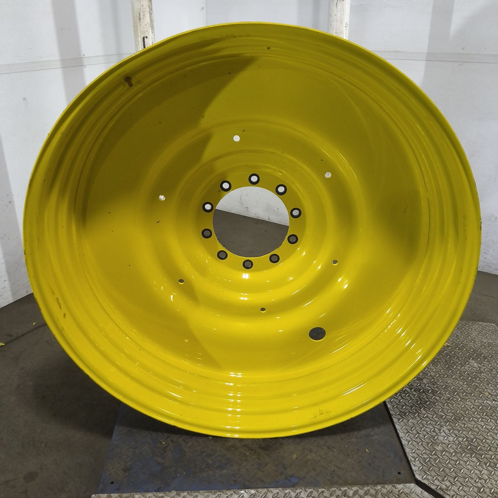15"W x 50"D, John Deere Yellow 10-Hole Formed Plate , -6.75" Offset