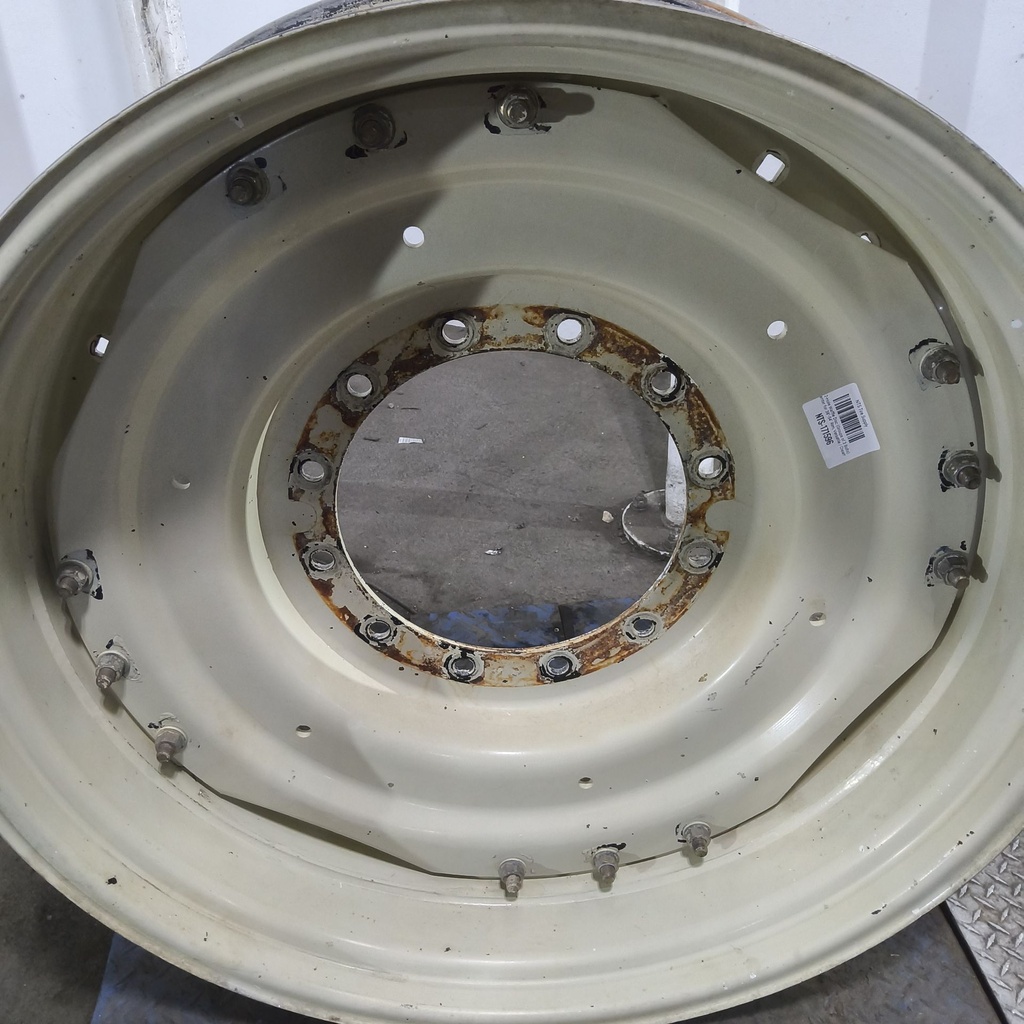 12-Hole Waffle Disc (Groups of 3 Bolts) Center for 38"-54" Rim, Versatile / Cream White