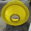 18"W x 42"D, John Deere Yellow 20-Hole Dolly Dual , -15" Offset