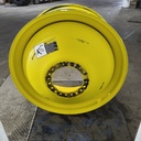 18"W x 42"D, John Deere Yellow 20-Hole Dolly Dual , -15" Offset
