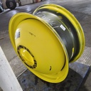 18"W x 42"D, John Deere Yellow 20-Hole Dolly Dual , -15" Offset