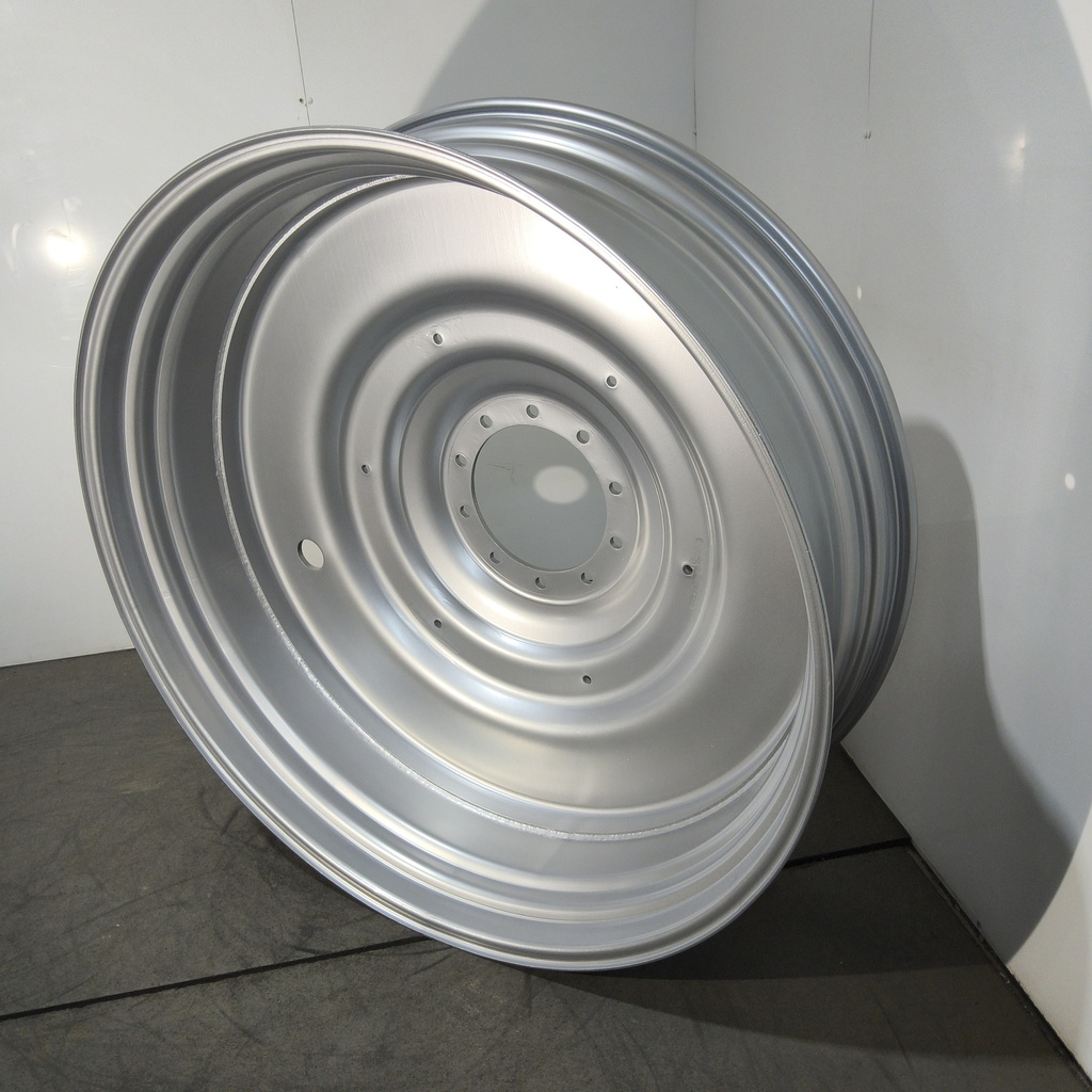 15"W x 50"D, Case IH Silver Mist 10-Hole Formed Plate , -9.06" Offset