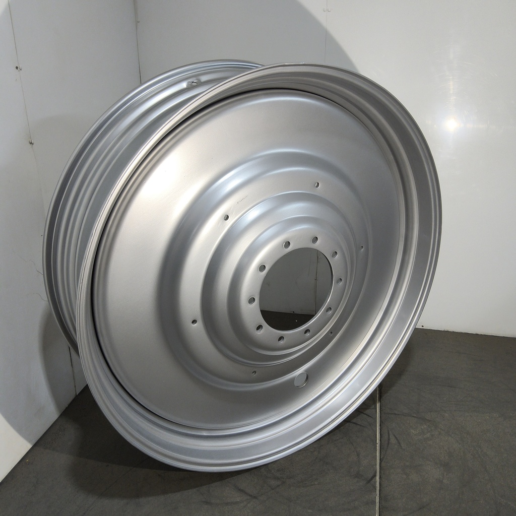 15"W x 50"D, Case IH Silver Mist 10-Hole Formed Plate , -9.06" Offset