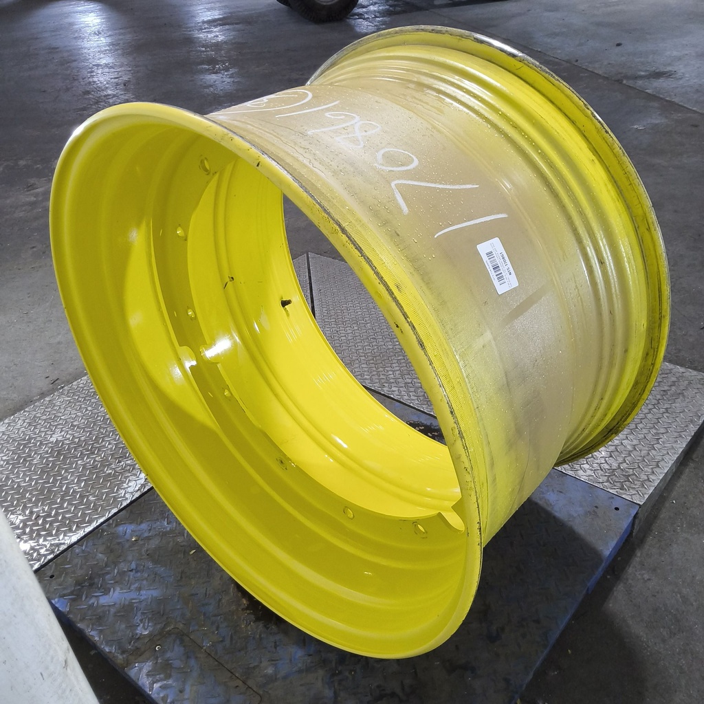 23"W x 38"D, John Deere Yellow 12-Hole Stub Disc , -3.75" Offset