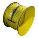 18"W x 28"D, John Deere Yellow 12-Hole Waffle Wheel (Groups of 3 bolts) , 9.38" Offset