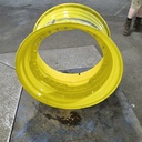 18"W x 28"D, John Deere Yellow 12-Hole Waffle Wheel (Groups of 3 bolts) , 9.38" Offset