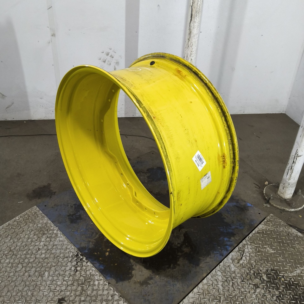 15"W x 34"D, John Deere Yellow 12-Hole Waffle Wheel (Groups of 3 bolts)