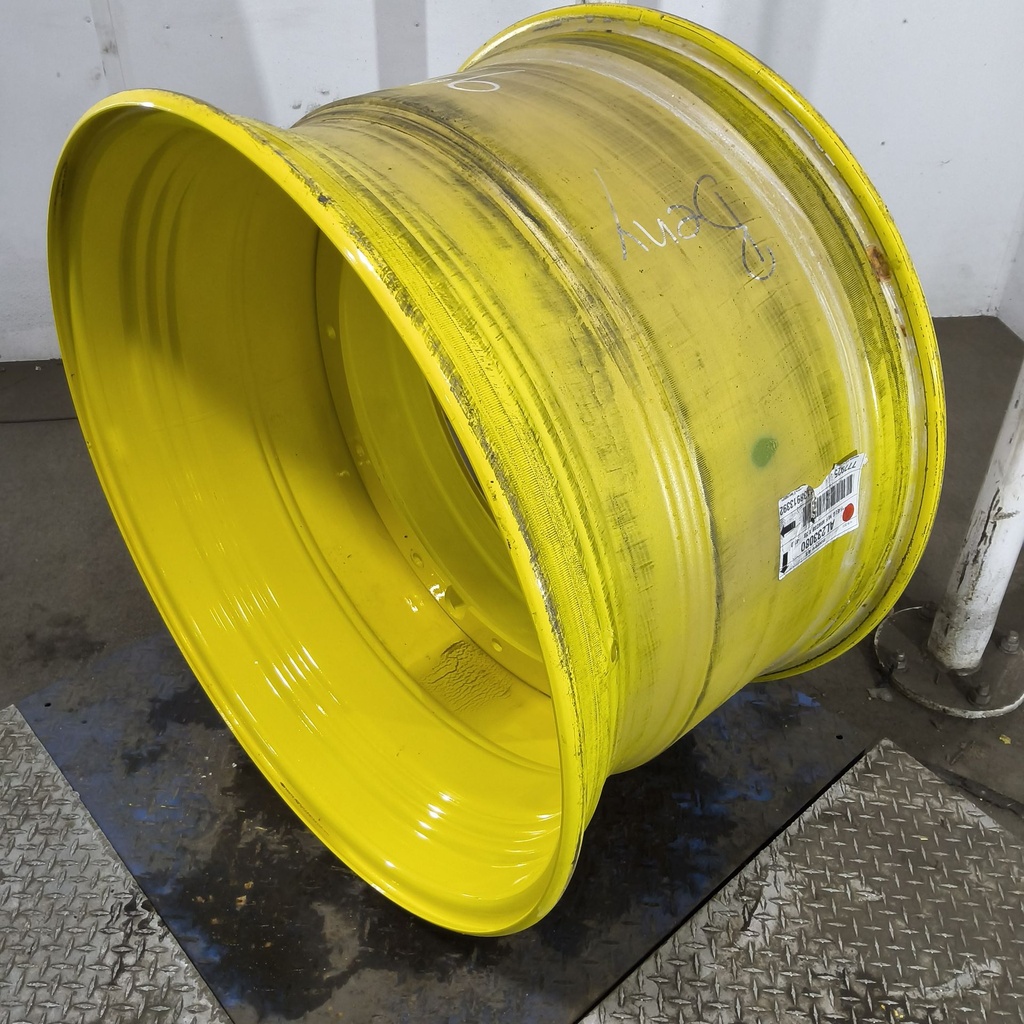 23"W x 38"D, John Deere Yellow 12-Hole Stub Disc , -3.75" Offset
