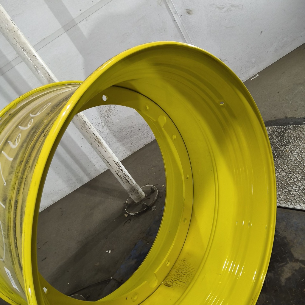 23"W x 38"D, John Deere Yellow 12-Hole Stub Disc , -3.75" Offset
