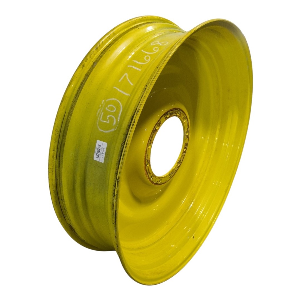 13"W x 50"D, John Deere Yellow 12-Hole Bubble Disc , 1.25" Offset