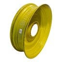 13"W x 50"D, John Deere Yellow 12-Hole Bubble Disc , 1.25" Offset