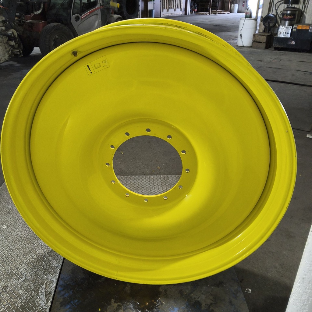 13"W x 50"D, John Deere Yellow 12-Hole Bubble Disc , 1.25" Offset