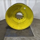 18"W x 38"D, John Deere Yellow 10-Hole Formed Plate , -3.12" Offset