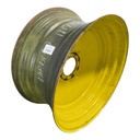 15"W x 30"D, John Deere Yellow 8-Hole Formed Plate , 2.5" Offset