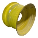 21"W x 32"D, John Deere Yellow 10-Hole Formed Plate , -3" Offset