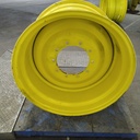 21"W x 32"D, John Deere Yellow 10-Hole Formed Plate , -3" Offset
