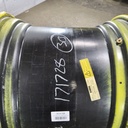 25"W x 30"D, John Deere Yellow 8-Hole Formed Plate , -2.44" Offset
