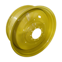 16"W x 46"D, John Deere Yellow 10-Hole Formed Plate , -6.88" Offset