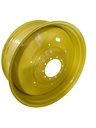 16"W x 46"D, John Deere Yellow 10-Hole Formed Plate , -6.88" Offset