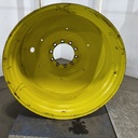 20"W x 42"D, John Deere Yellow 10-Hole Formed Plate , -12.38" Offset