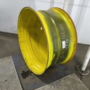 20"W x 42"D, John Deere Yellow 10-Hole Formed Plate , -12.38" Offset