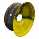 16"W x 42"D, John Deere Yellow 10-Hole Formed Plate , -5.62" Offset