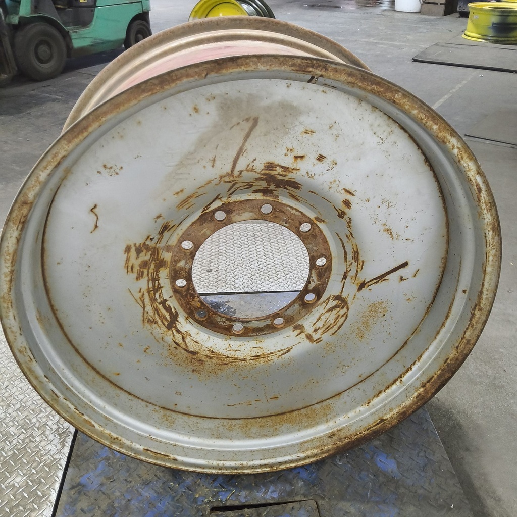 18"W x 38"D, Case IH Silver Mist 10-Hole Formed Plate , -3.06" Offset