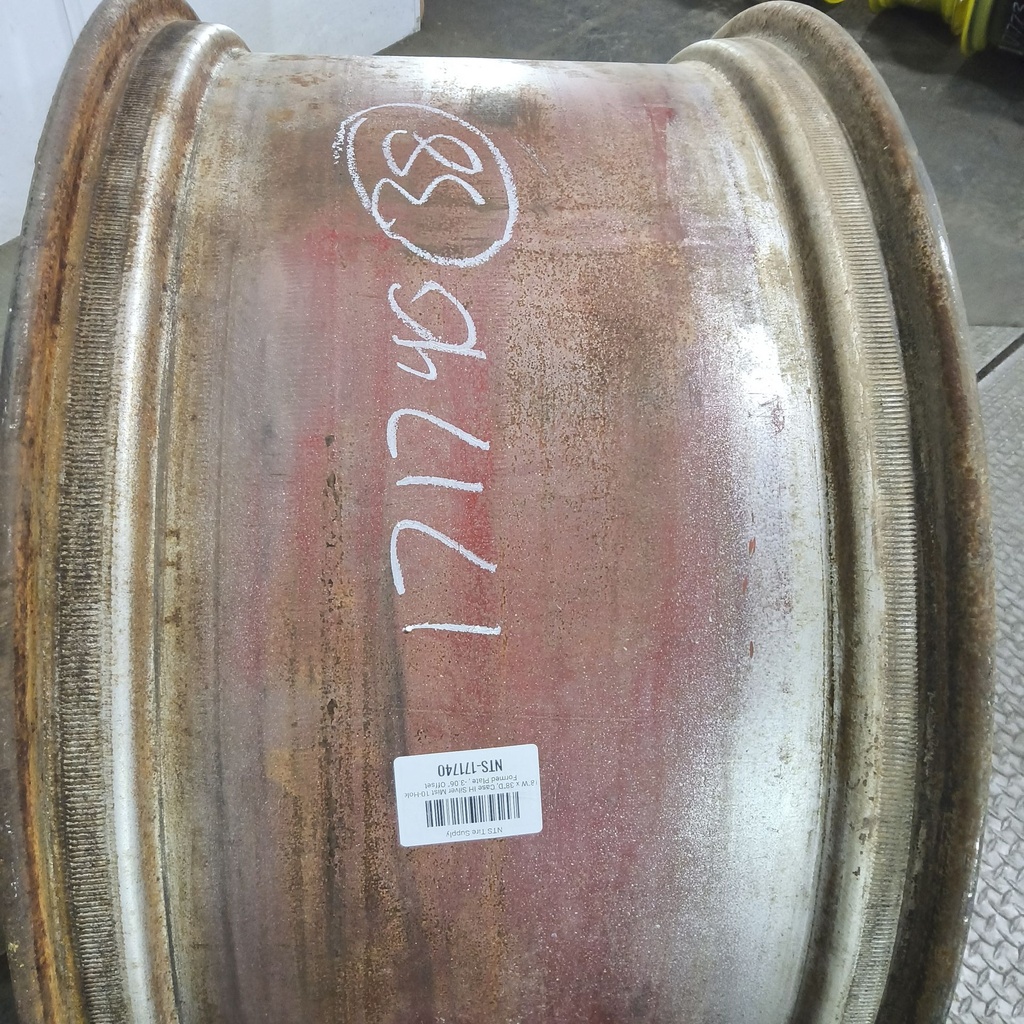 18"W x 38"D, Case IH Silver Mist 10-Hole Formed Plate , -3.06" Offset