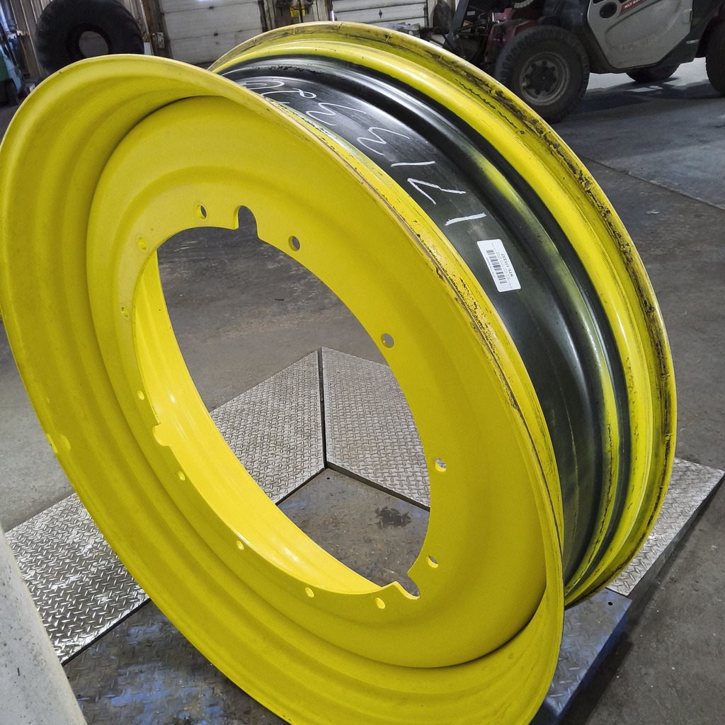 15"W x 50"D, John Deere Yellow 12-Hole Stub Disc , -3.12" Offset