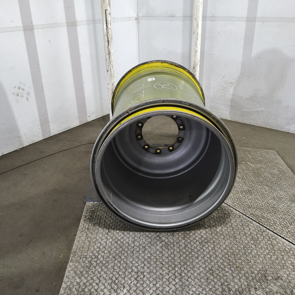 44"W x 32"D, John Deere Yellow 10-Hole 3 Piece Formed Plate , -2.12" Offset