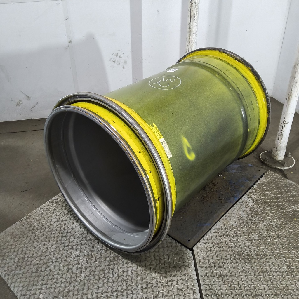 44"W x 32"D, John Deere Yellow 10-Hole 3 Piece Formed Plate , -2.12" Offset