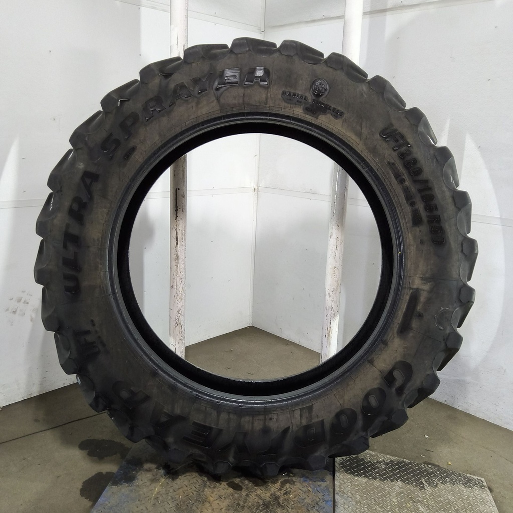 UFT380/105R50 Goodyear Farm Ultra Sprayer R-1 179D 80%