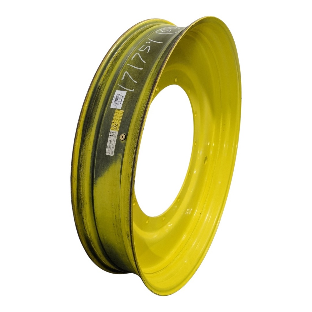10"W x 54"D, John Deere Yellow 12-Hole Stub Disc , -3.25" Offset