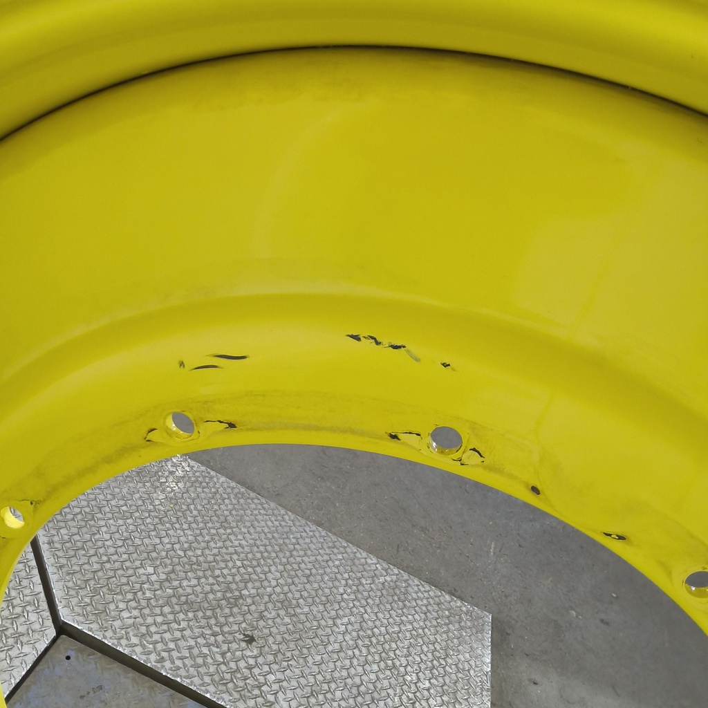 10"W x 54"D, John Deere Yellow 12-Hole Stub Disc , -3.25" Offset