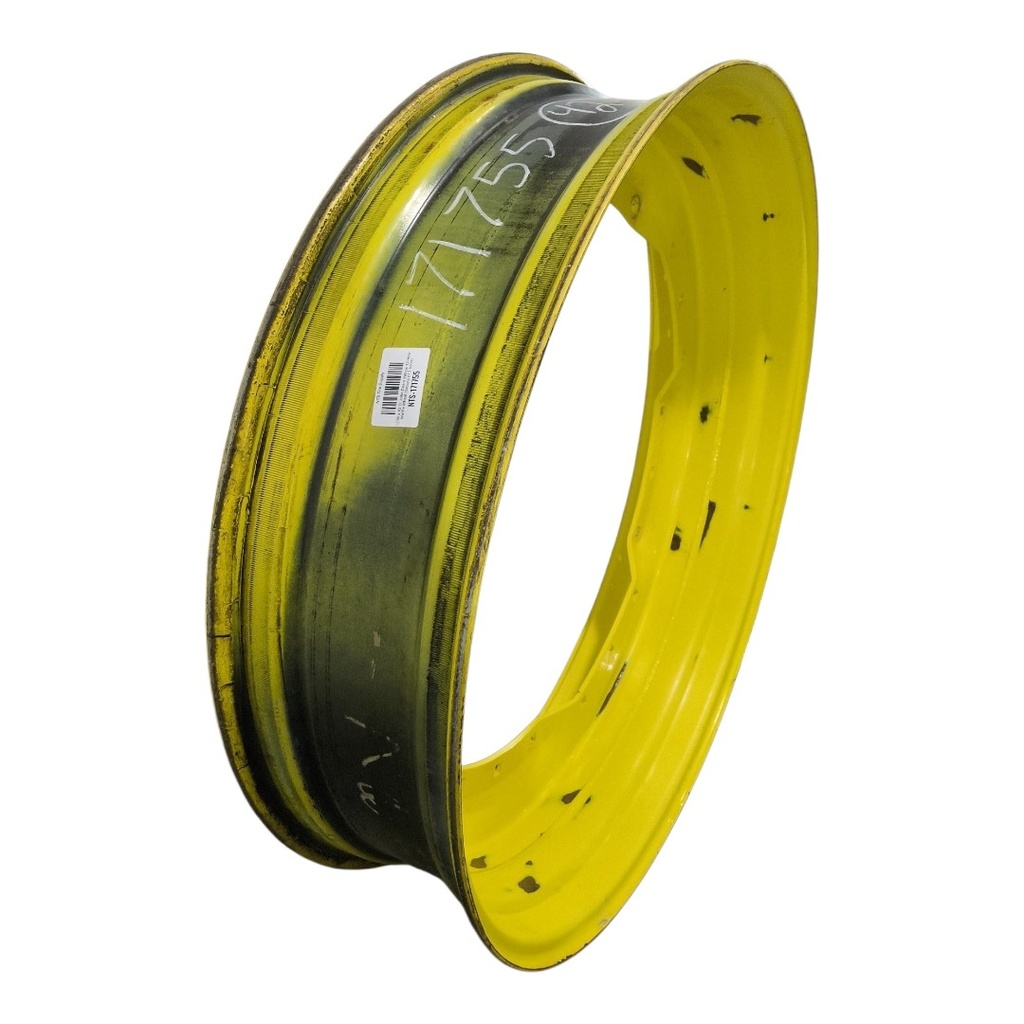 10"W x 42"D, John Deere Yellow 12-Hole Waffle Wheel (Groups of 3 bolts)