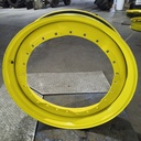 10"W x 42"D, John Deere Yellow 12-Hole Waffle Wheel (Groups of 3 bolts)