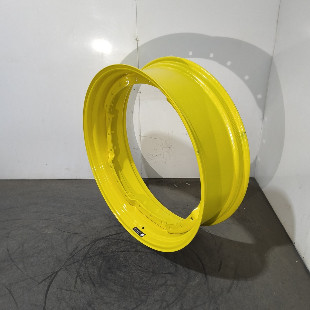 12"W x 38"D, John Deere Yellow 12-Hole Waffle Wheel (Groups of 3 bolts)