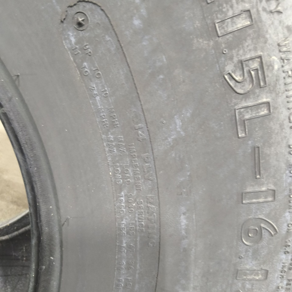 21.5L-16.1 Goodyear Farm Utility SL I-1 G (14 Ply), 85%
