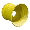 20"W x 22.5"D, John Deere Yellow 6-Hole Formed Plate , -1.88" Offset