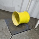 20"W x 22.5"D, John Deere Yellow 6-Hole Formed Plate , -1.88" Offset