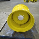 20"W x 22.5"D, John Deere Yellow 6-Hole Formed Plate , -1.88" Offset