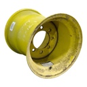 18"W x 16.1"D, John Deere Yellow 8-Hole Formed Plate , 0.94" Offset