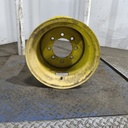 18"W x 16.1"D, John Deere Yellow 8-Hole Formed Plate , 0.94" Offset