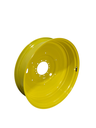 12"W x 46"D, John Deere Yellow 10-Hole Formed Plate , -10.5" Offset
