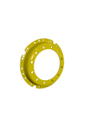 12-Hole Waffle Disc (Groups of 3 Bolts)HD Center for 28"-30" Rim, John Deere Yellow