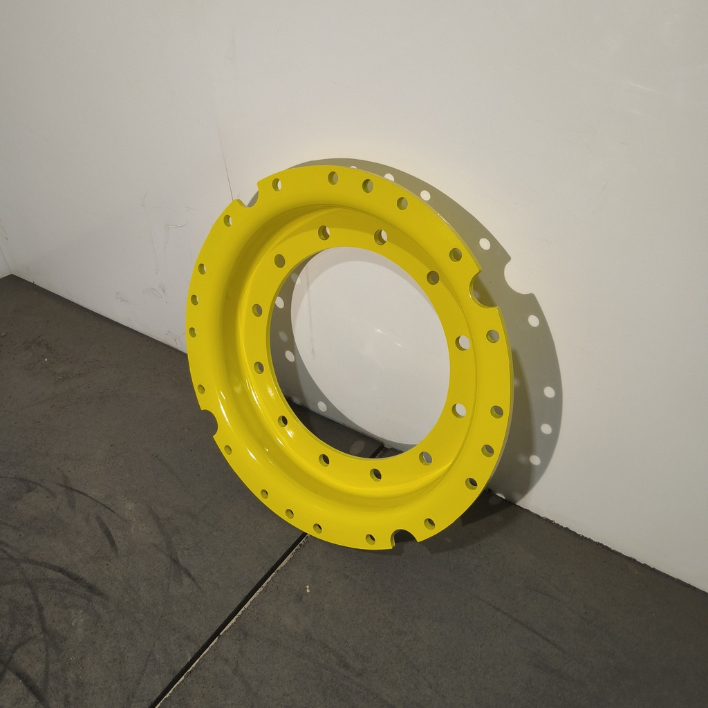 12-Hole Waffle Disc (Groups of 3 Bolts)HD Center for 28"-30" Rim, John Deere Yellow