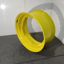 15"W x 34"D, John Deere Yellow 12-Hole Waffle Wheel (Groups of 3 bolts) , 2.38" Offset