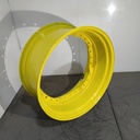 15"W x 34"D, John Deere Yellow 12-Hole Waffle Wheel (Groups of 3 bolts) , 2.38" Offset